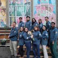 Our 2024 cohort in their AI4BI hoodies