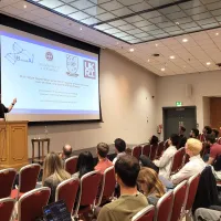 Cameron Wheeler, from the Biomedical AI CDT, presenting his research