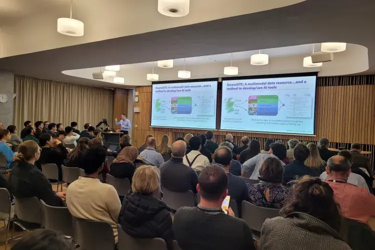 Audience watching a guest lecture