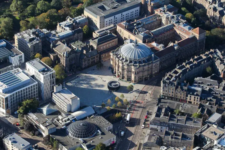 Ariel view of Central Campus