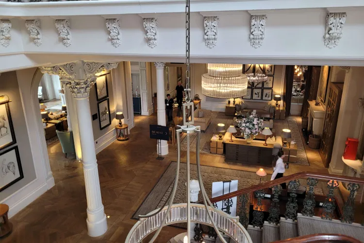 Interior of The Milner York hotel lobby